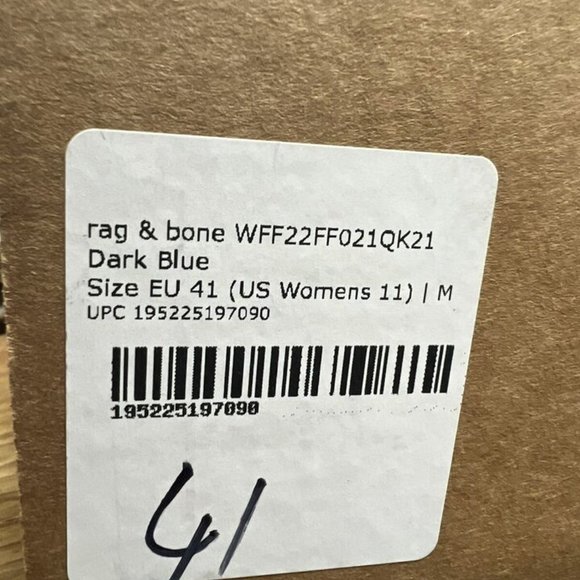 Rag & Bone Womens Matrix Boot Blue Size EU41 M US11 - Picture 6 of 6